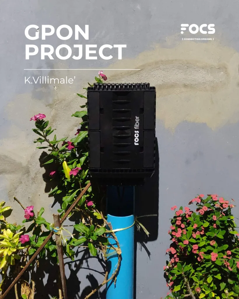 GPON network project in K. Villimalé.